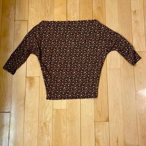 Day trip 3/4 length boatneck shirt size small NWT